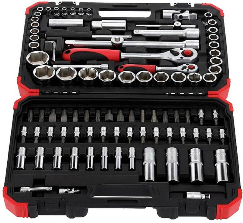 Gedore RED Dopsleutelset - Standaard meegeleverd - 1/4” en 1/2”
