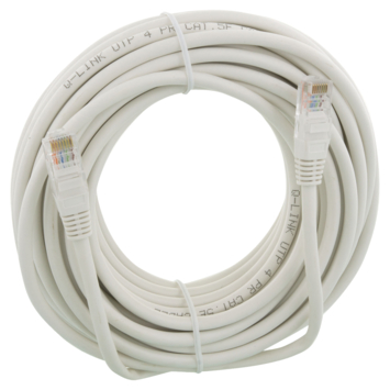Q-Link UTP kabel CAT5E AWG26 2RJ45 10 meter wit