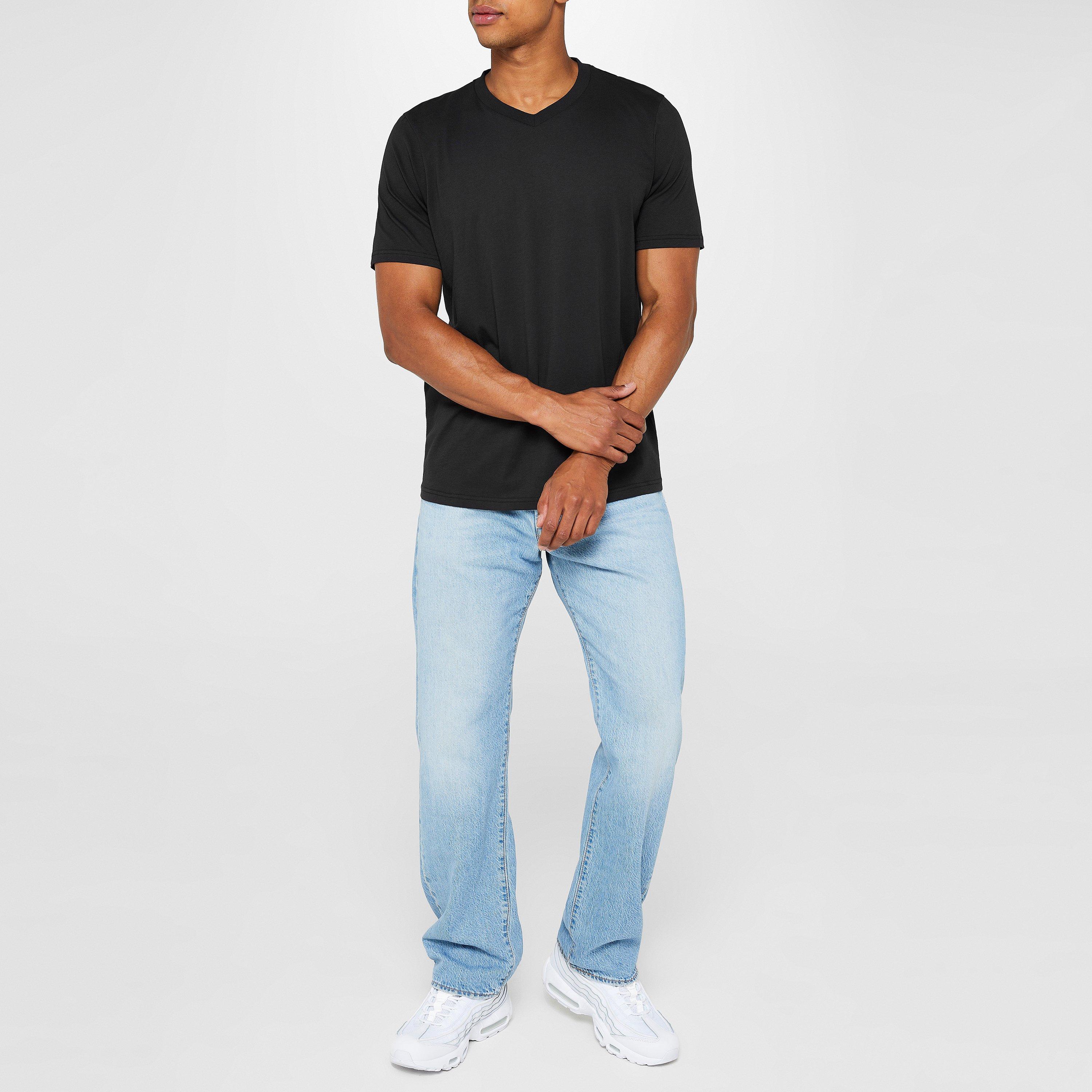 Donnay Three Pack V Neck T Shirt Mens