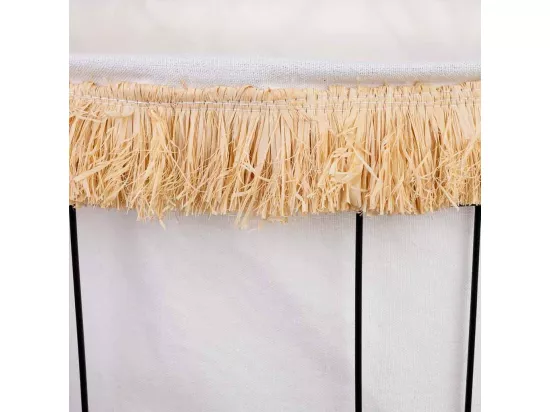 Panier à linge en métal et tissu D45x56/63