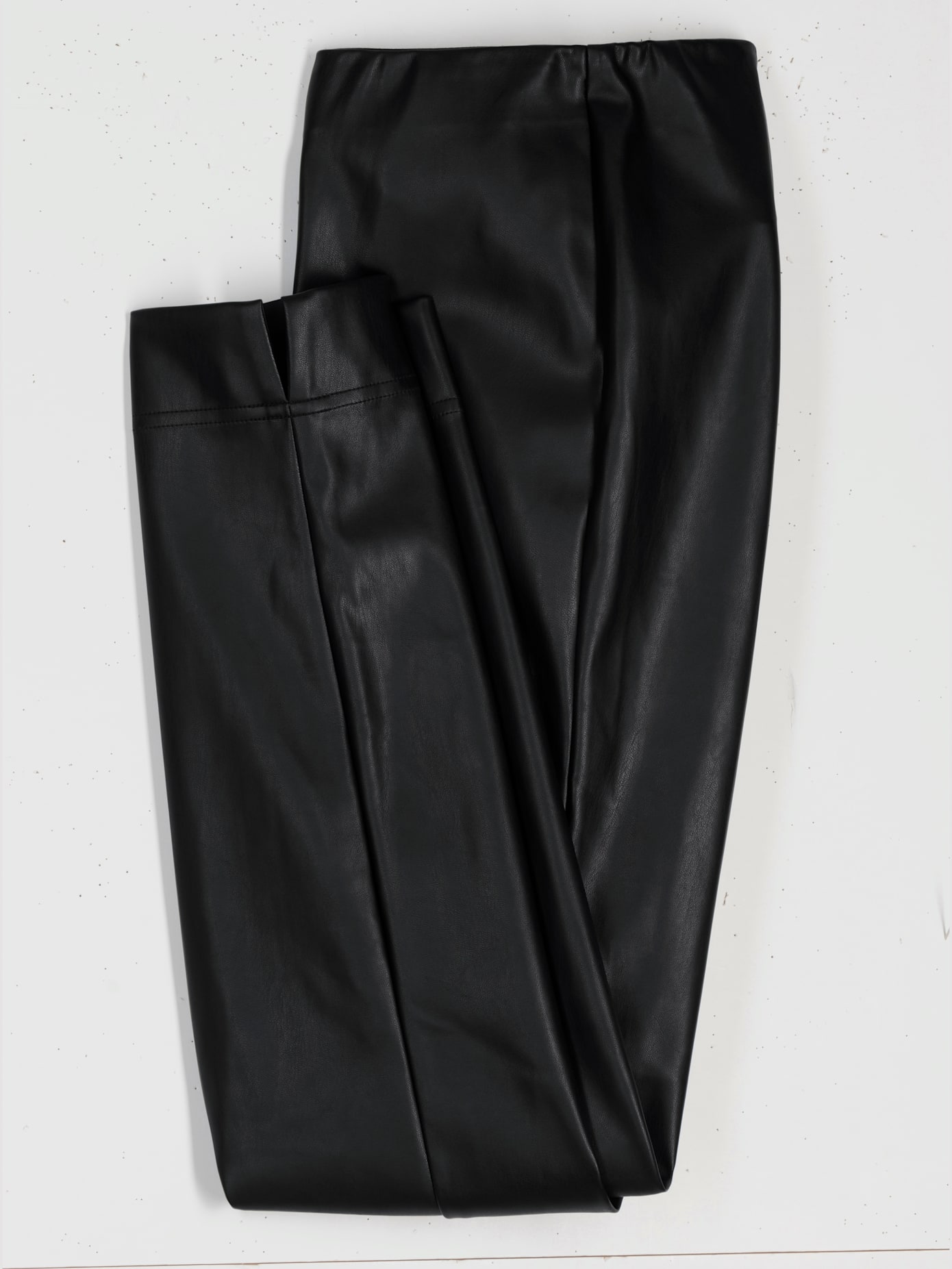 Pantalon en synthétique imitation cuir souple