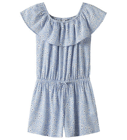 Name It Jumpsuit - NkfVianya - Serenity/White Flower