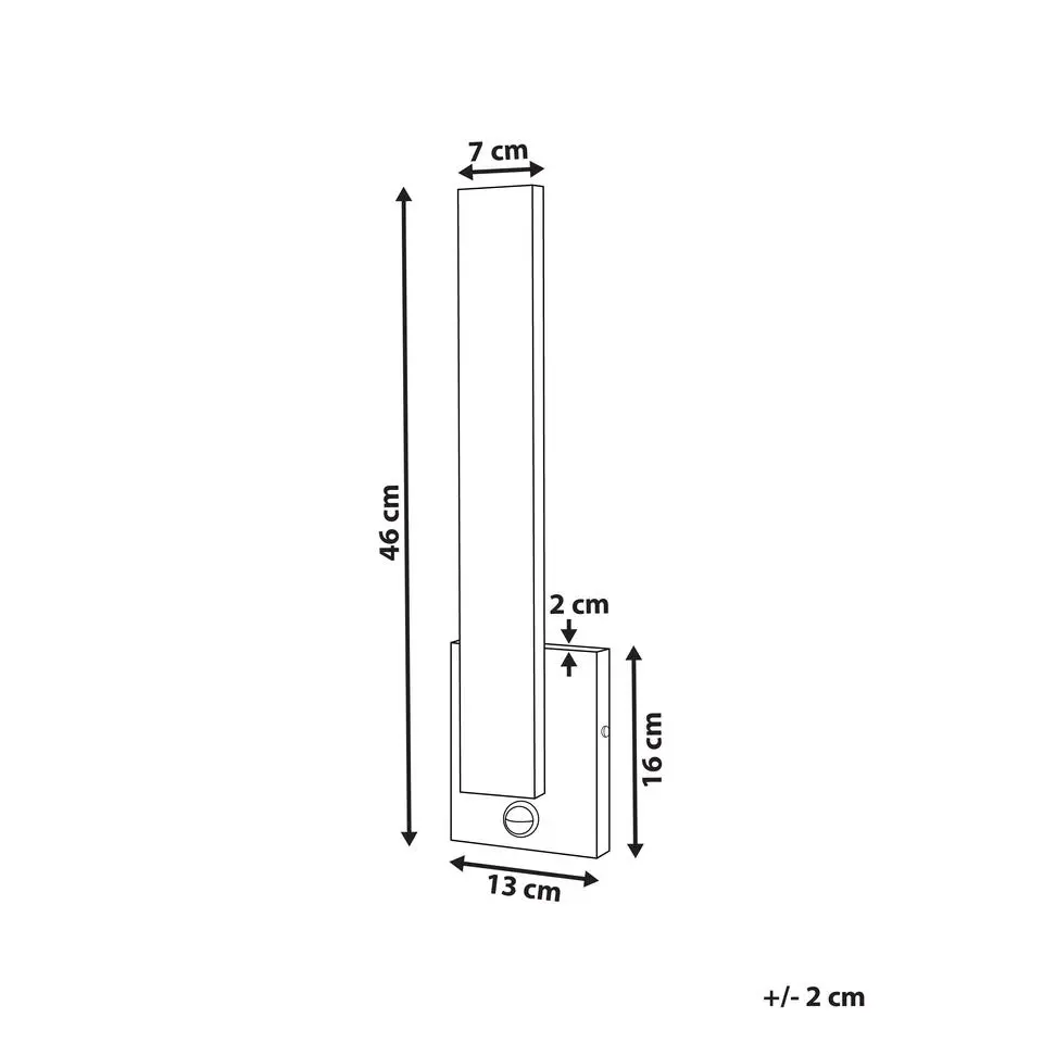 TUMMEL - Wandlamp - Zwart - Ijzer
