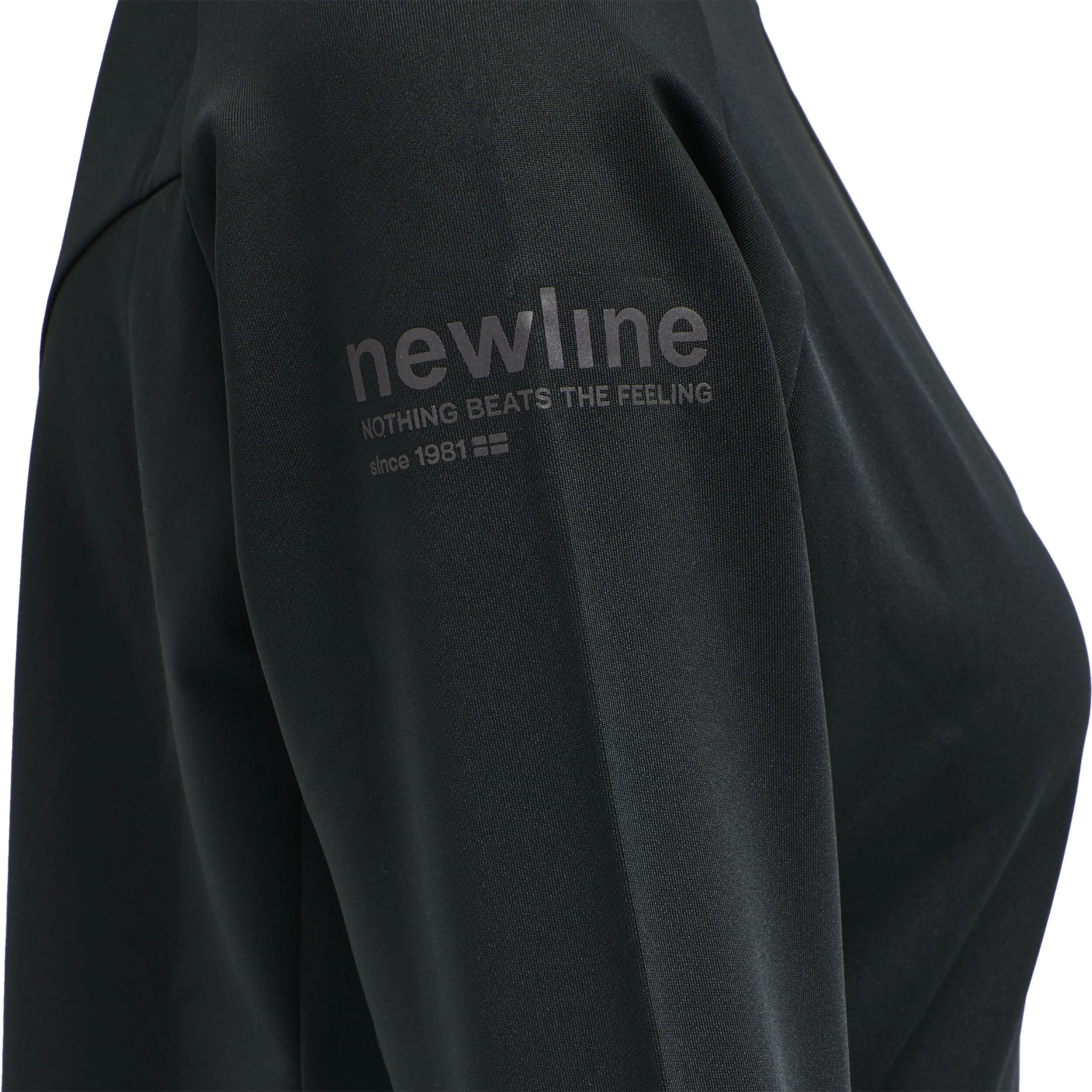 Newline Half-Zip Haut Manches Longues Femmes - Noir