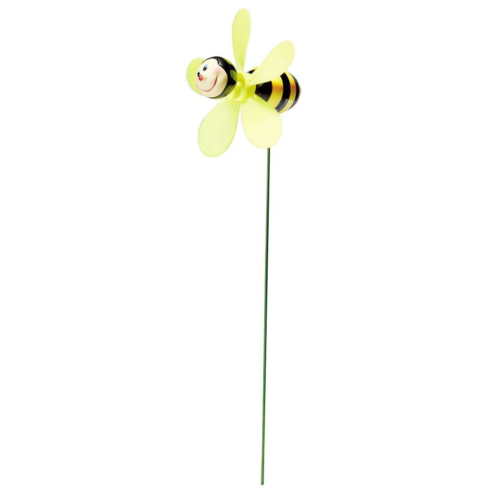Moulin à vent forme insecte fantaisie H40 cm