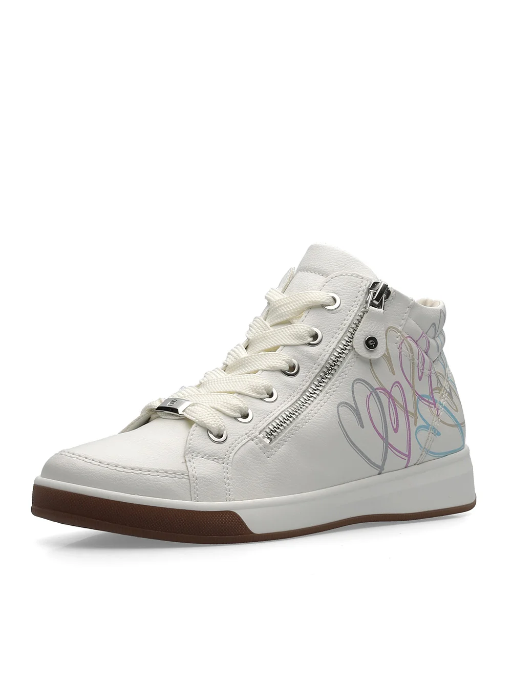 Hightop Sneaker Rom weiß