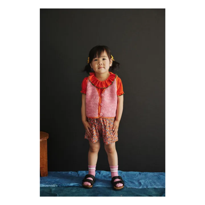 Misha & Puff Gilet Sans Manches Vineyard | Rose