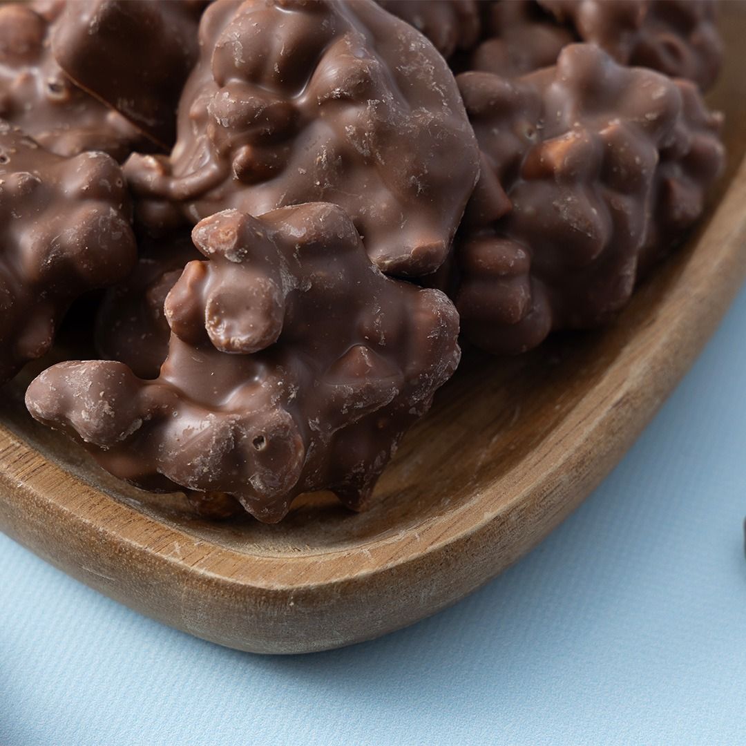 Ambachtelijke rocky road rotsjes melk