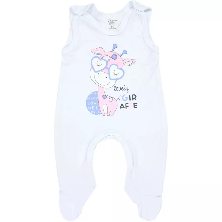TupTam Baby Mädchen Strampler mit Aufdruck Spruch 3er Pack rosaweiß