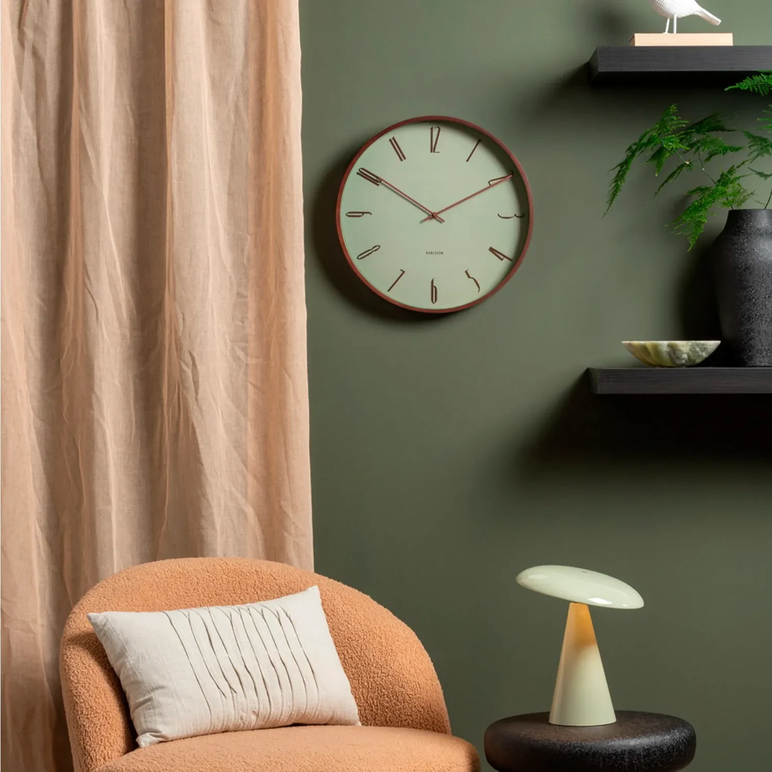 Karlsson Scandia Vægur KA6014GR