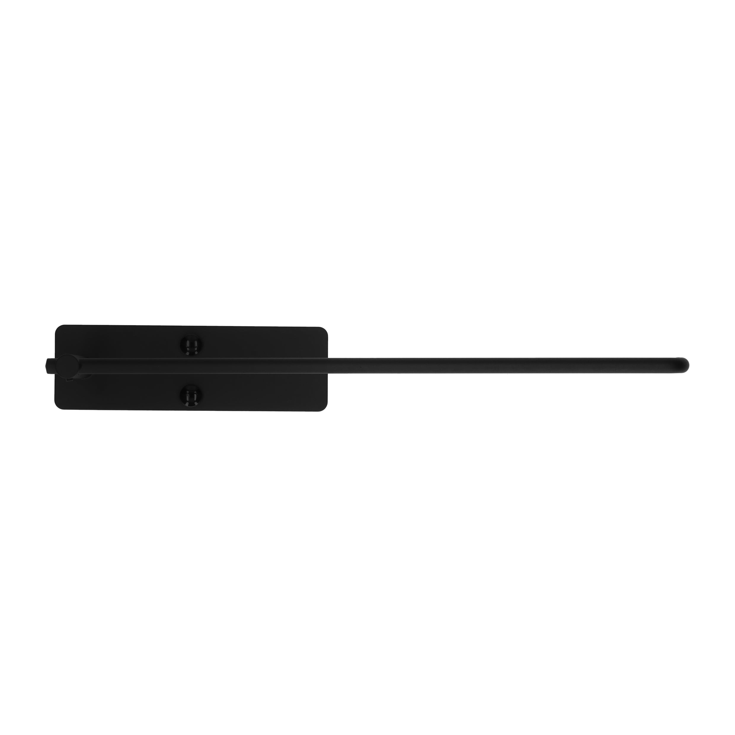 QUVIO Handdoekhouder metaal - Zwart - 33 cm