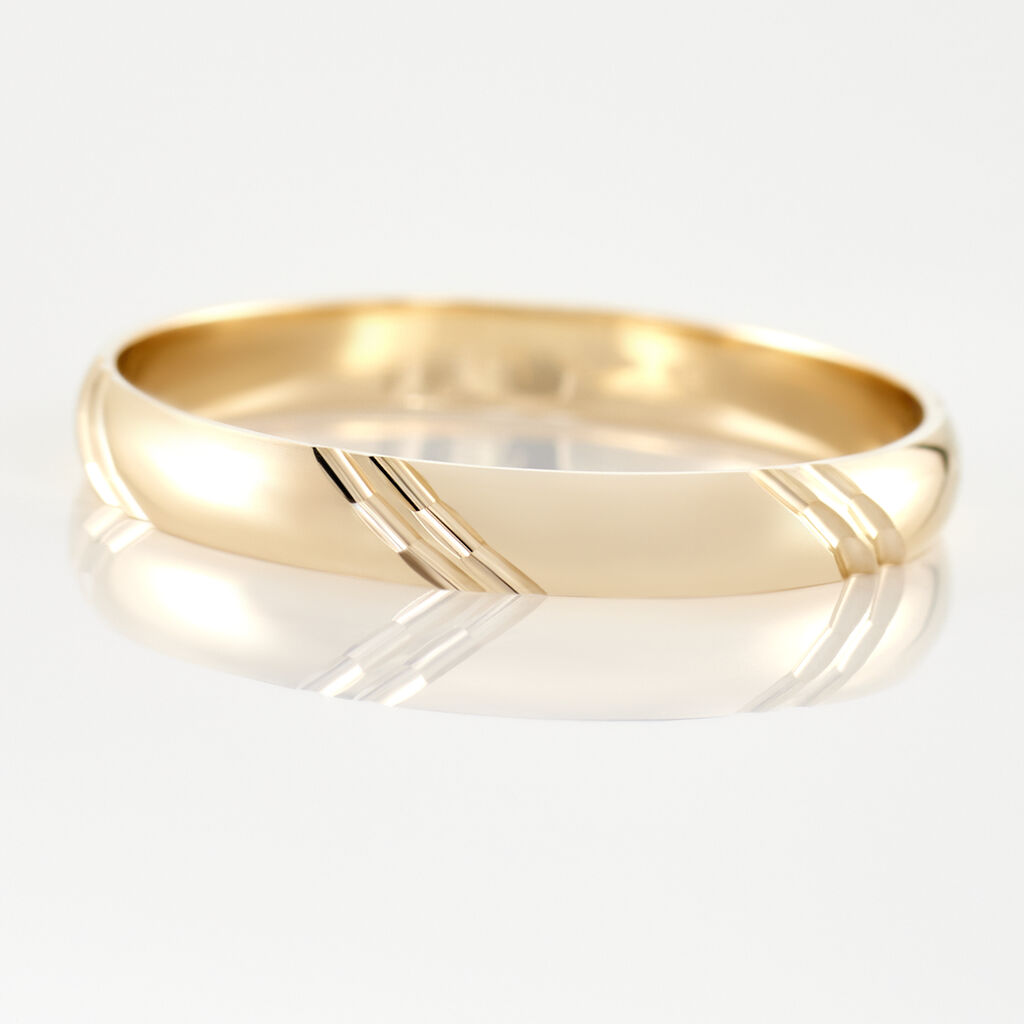 Alliance Massina Demi Jonc Classique Or Jaune