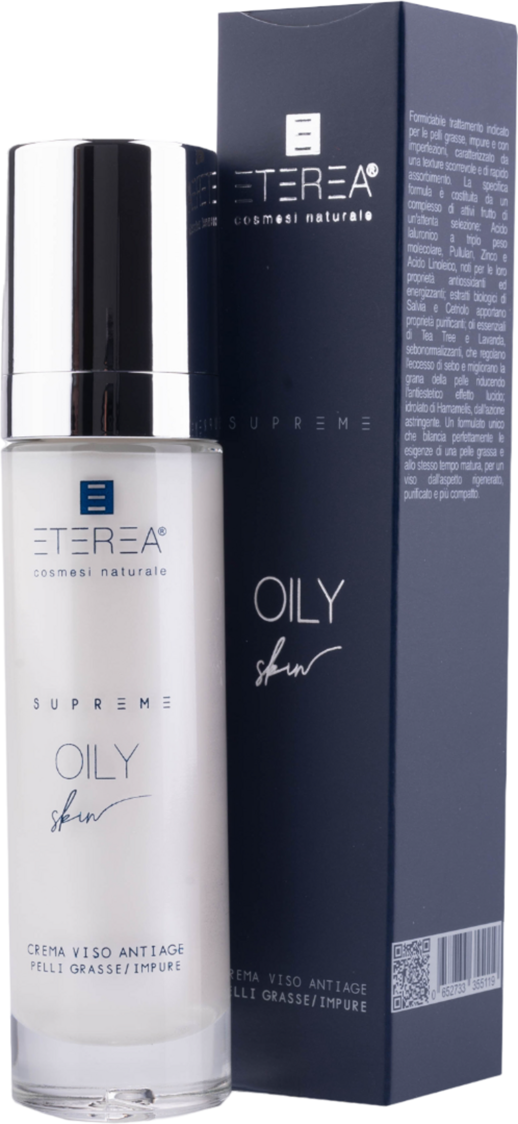 ETEREA Cosmesi Naturale  Supreme Anti-Aging Face Cream Oily Skin, 50 ml