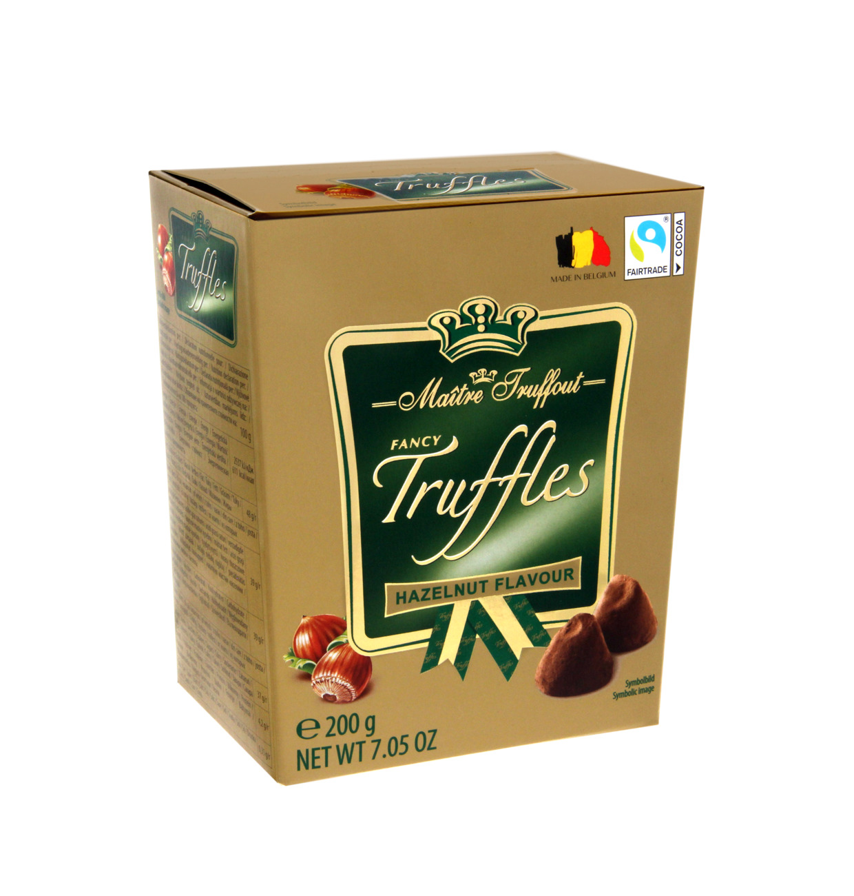 Maitre Truffout Truffles Haselnuss Flavor 200g MHD:15.11.25