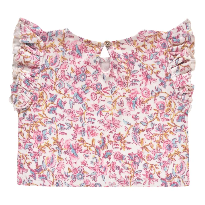 Louise Misha T-Shirt Fleuri Hermance | Ecru