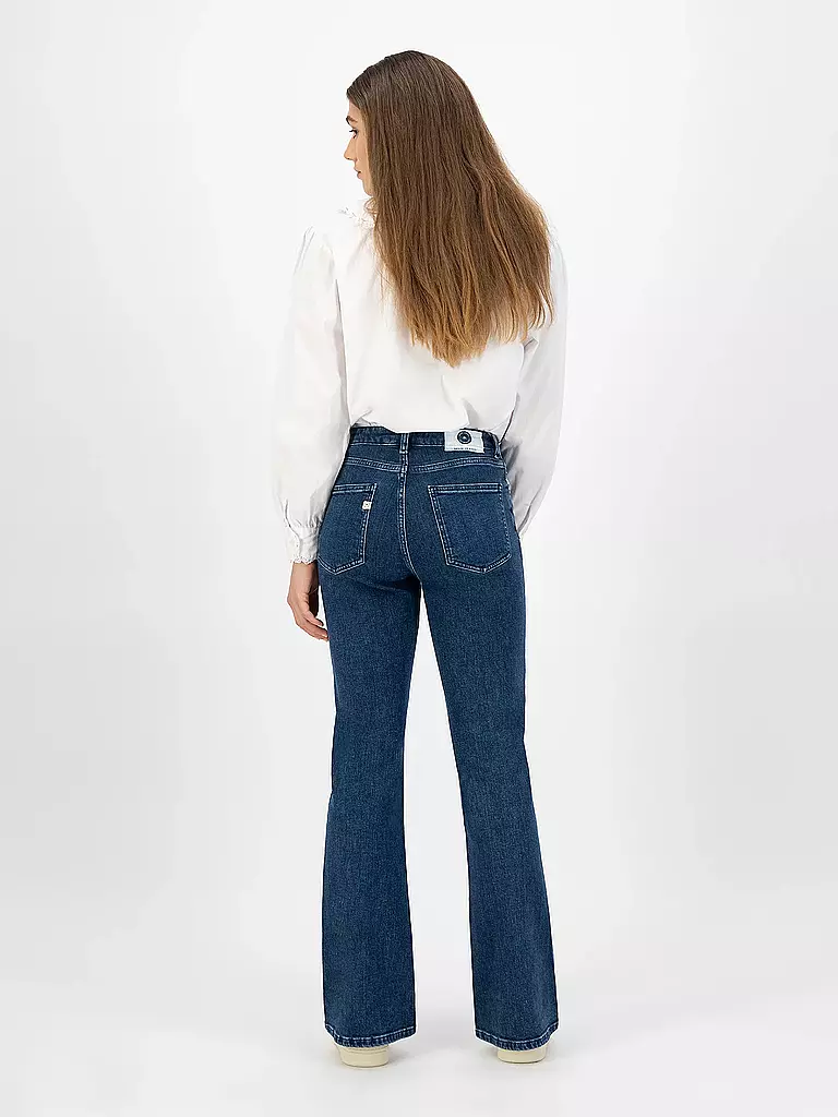 MUD JEANS Jeans Flared Fit ISY blau