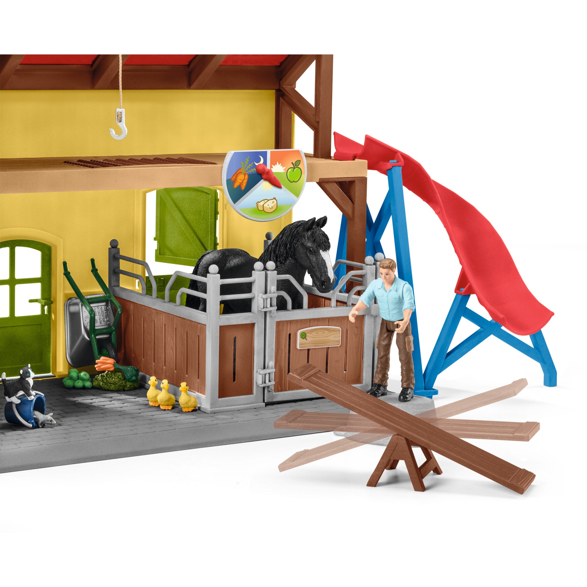 Schleich Spielfigur Farm World Pferdestall