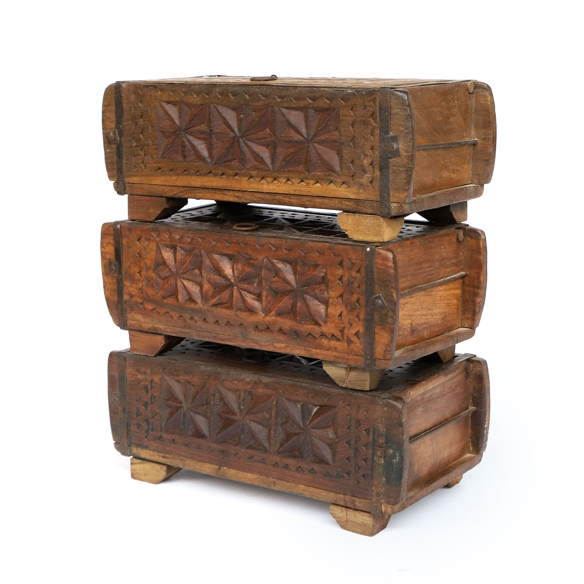 Holz-Schatulle aus Backsteinform, natur, B 32 cm, H 11 cm, L 15 cm von fischer's lagerhaus