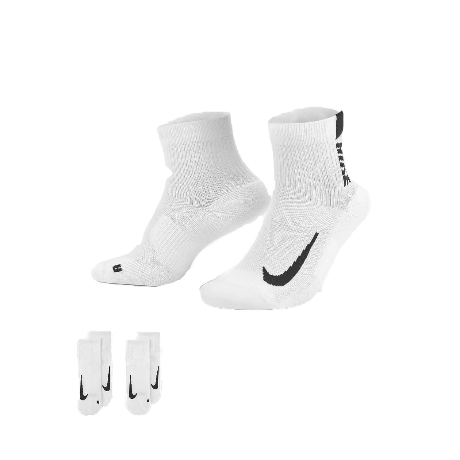 Nike  Multiplier Ankle Socks 2-Pack