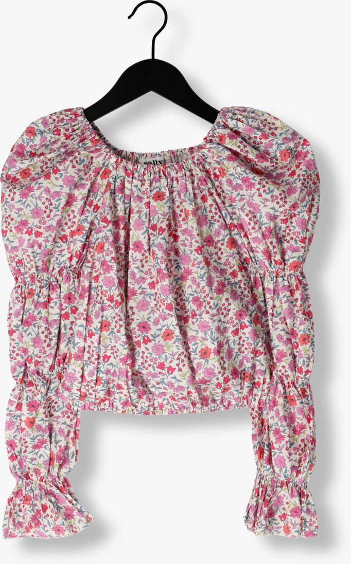 Salty Stitch roze salty stitch top ballon top - flower