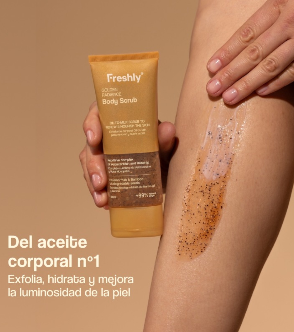 Freshly Cosmetics - Esfoliante Corporal Golden Radiance