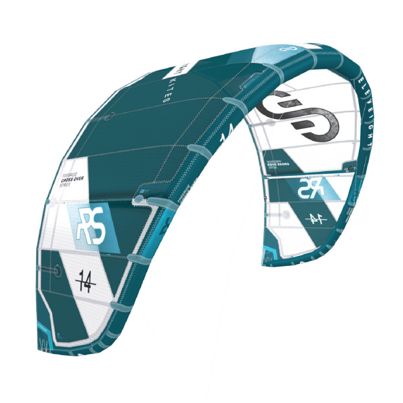 AILE DE KITESURF ELEVEIGHT RS V8 TECH GREEN LIGHT WIND