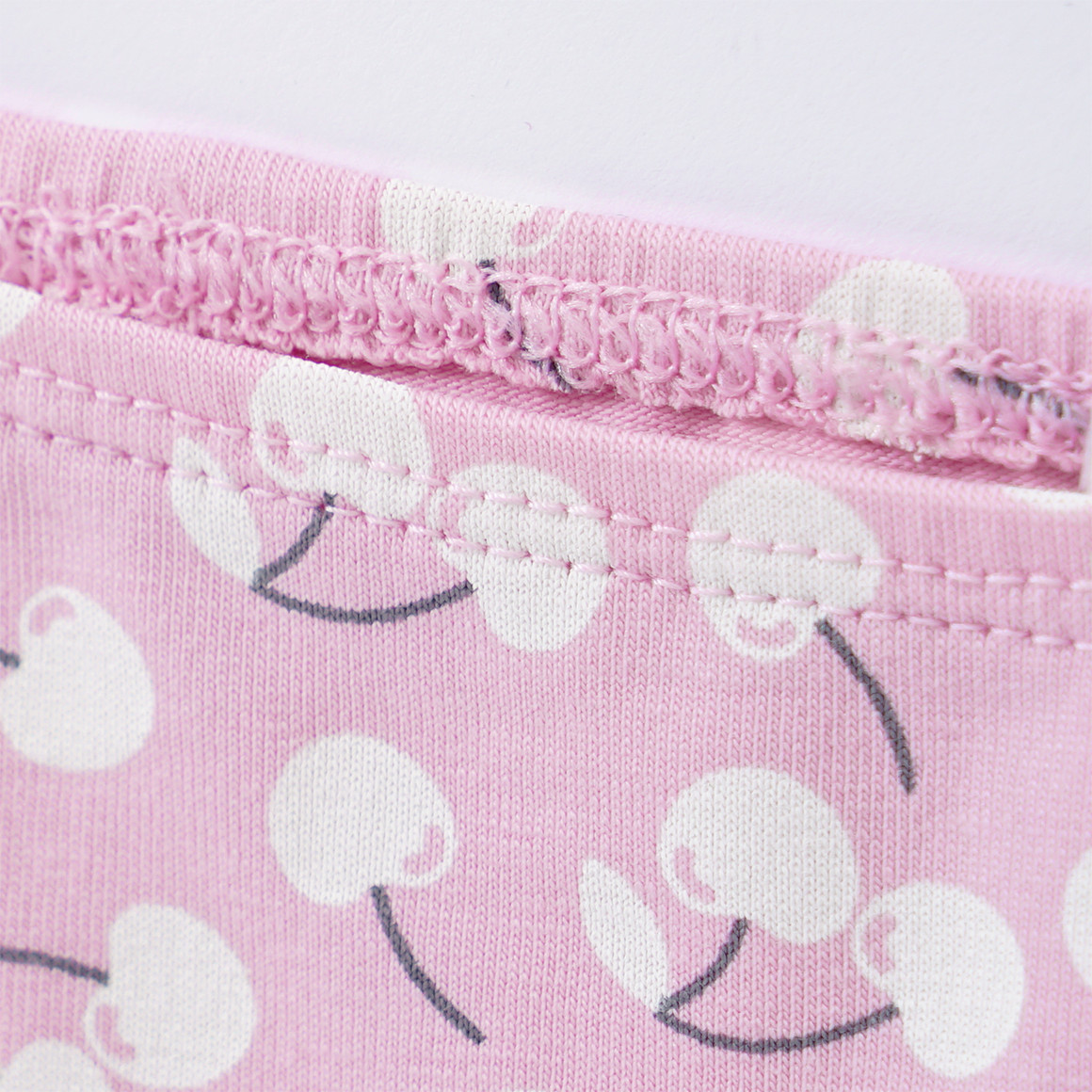 Topomini 3 Baby Pantys aus Bio-Baumwolle rosa / grün gemustert