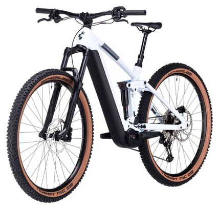 VTT Électrique Tout-Suspendu Cube Stereo Hybrid 140 HPC Pro 625 Shimano Deore 11V 625 Wh 29'' Blanc Frost 2024
