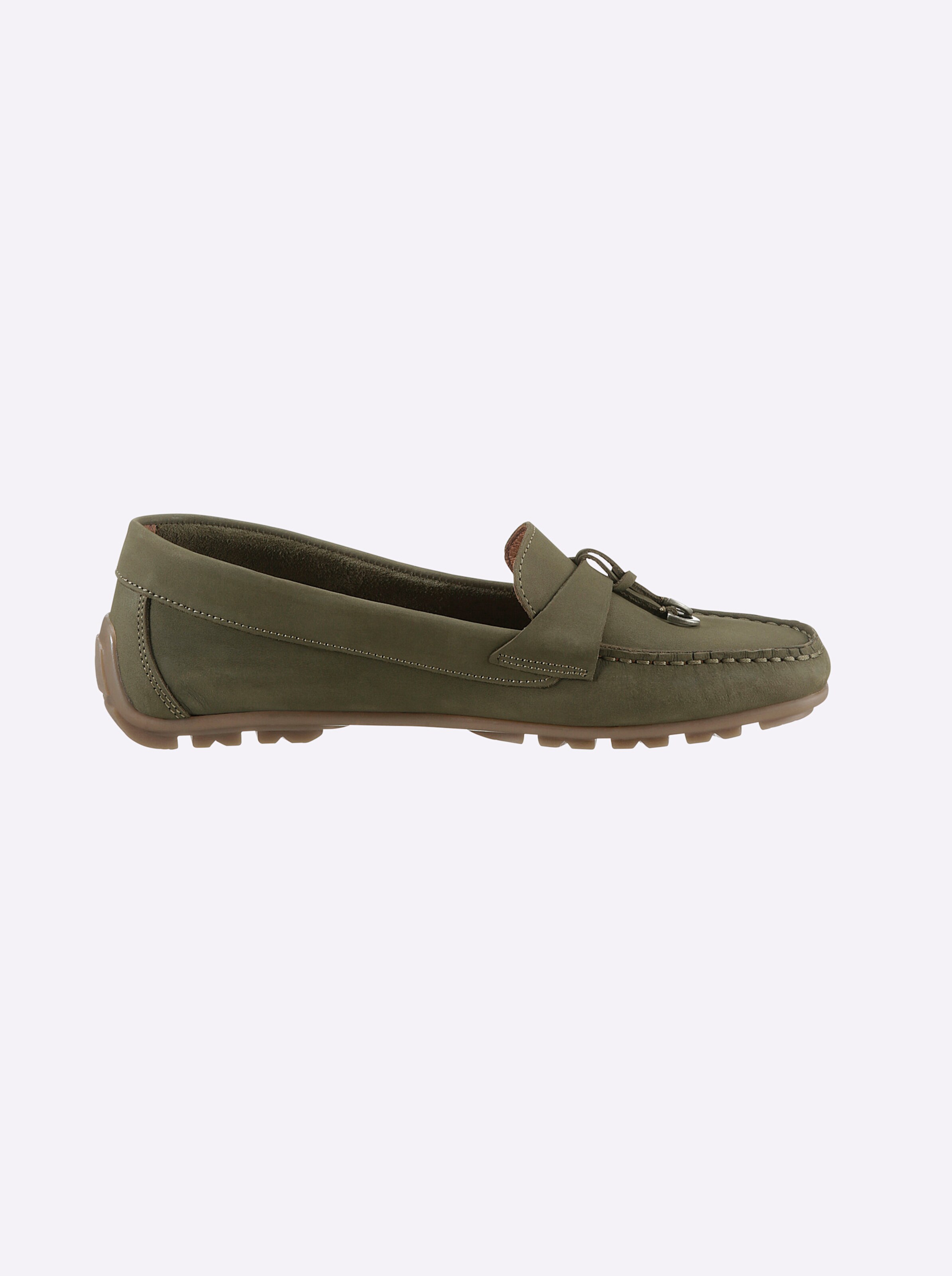 heine Mokassin in khaki