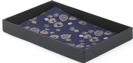 Suitable Zijde Pochet Bloem Navy PO24-09 kopen
