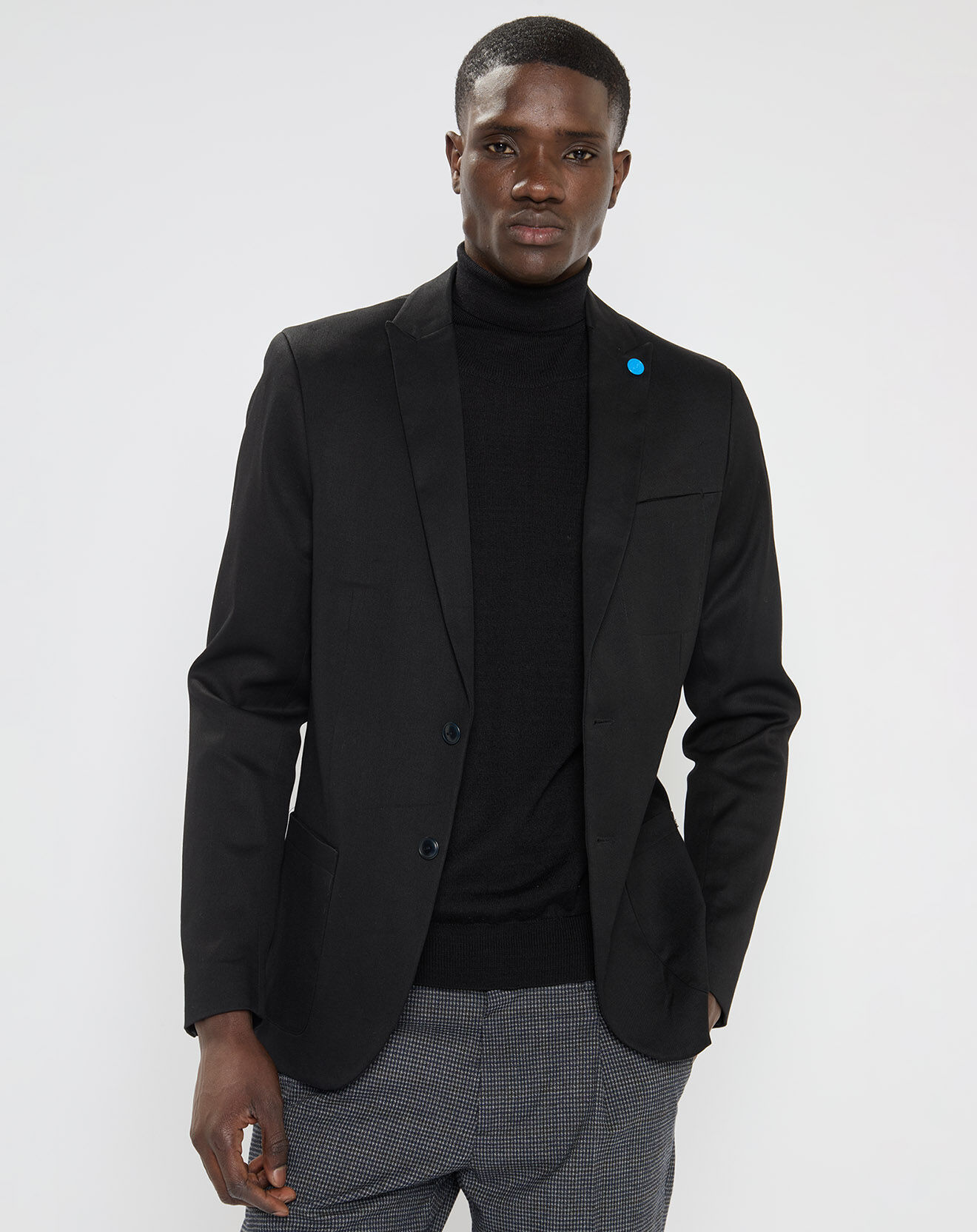 Scotch & Soda Blazer habillé 2 Boutons noir