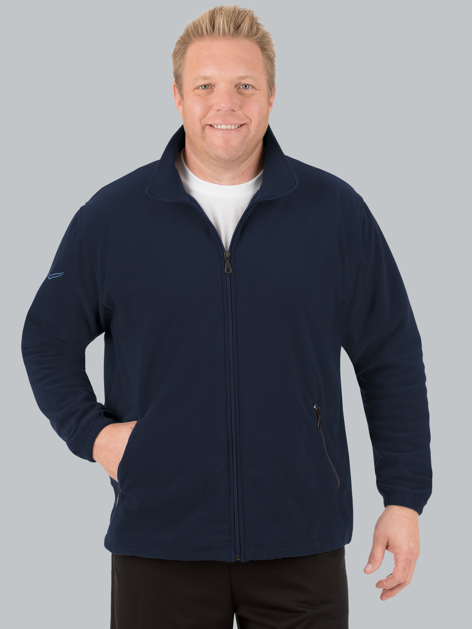 Fleecejacke Navy