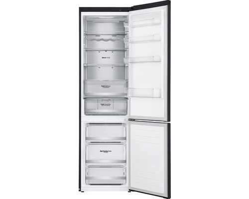 LG GBB92MCACP koel-vriescombinatie, afmetingen (B x H x D): 59,5 x 203 x 67,5 cm, koelgedeelte: 277 l, vriesgedeelte: 107 l, inhoud: 5 flessen