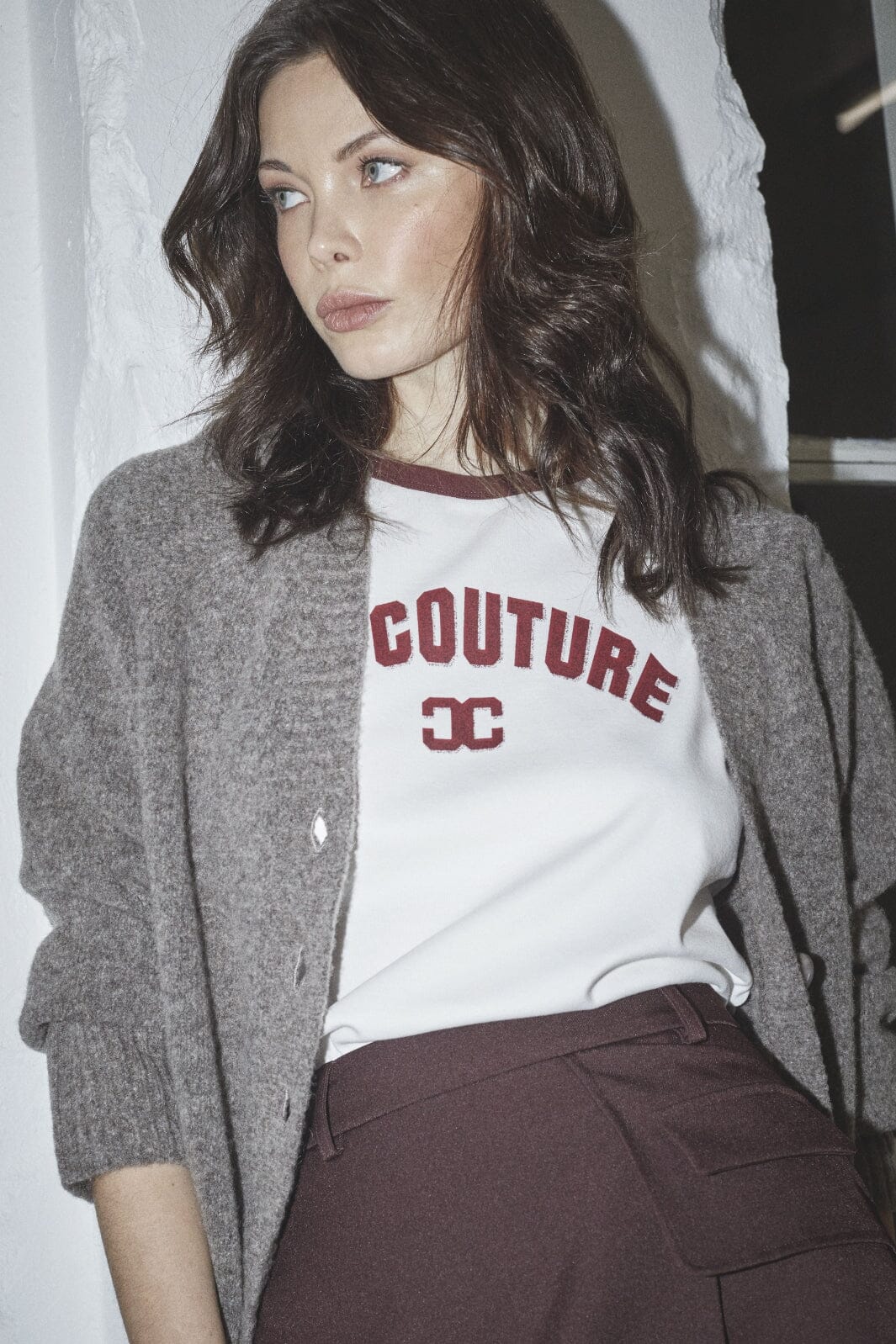 Co´Couture Edgecc Block Tee 33169