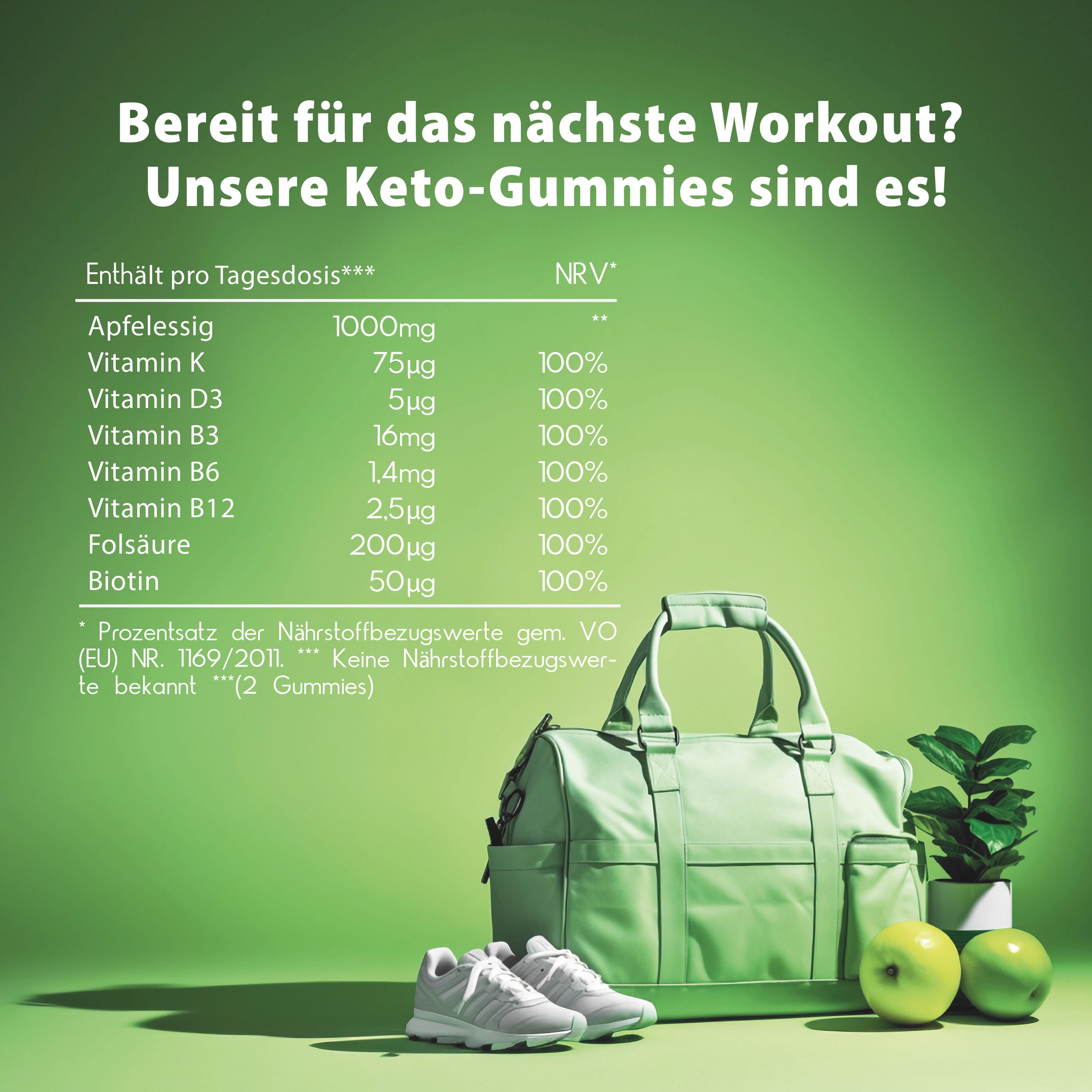 Keto Gummies mit Apfelessig | Gumtamin