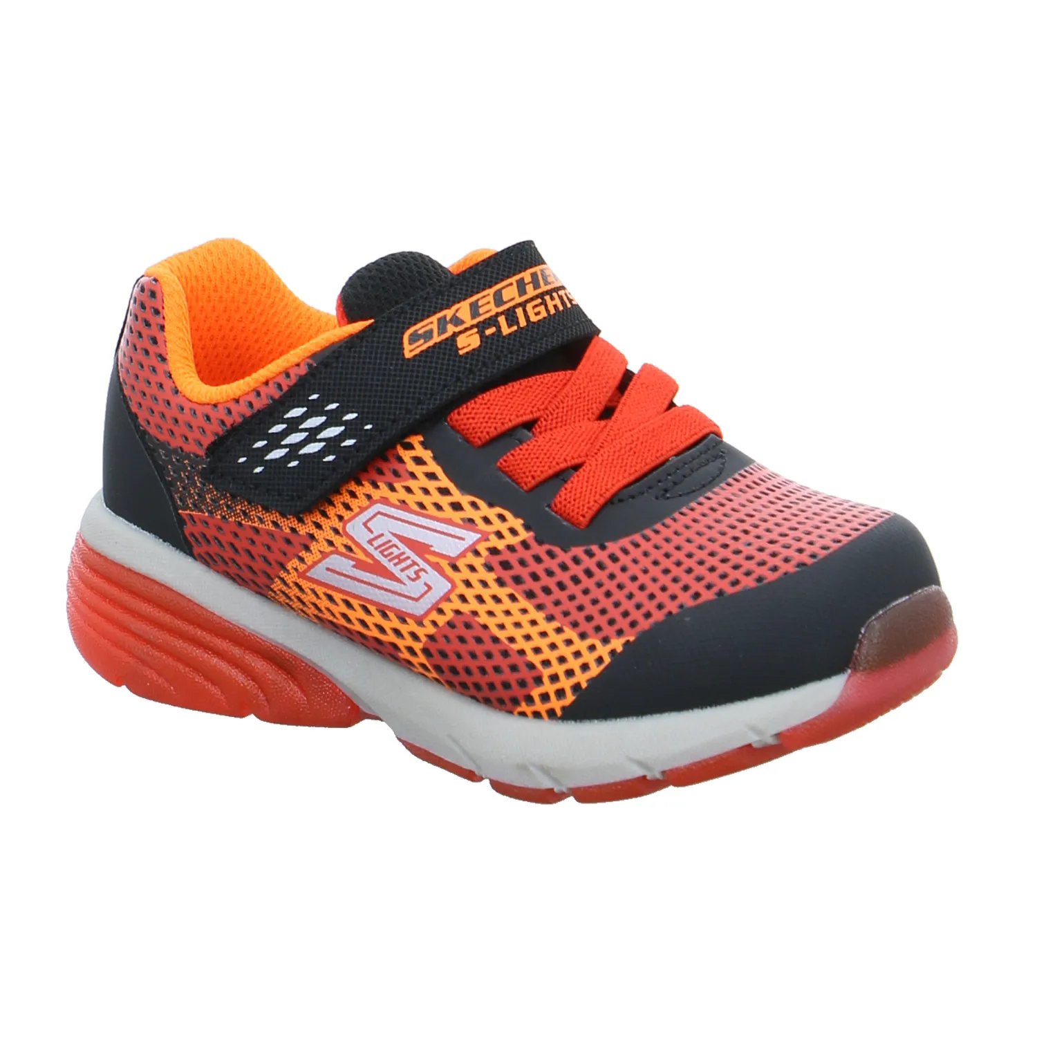 SKECHERS Baby-Sport-Bottine Orange Textil  Sneaker