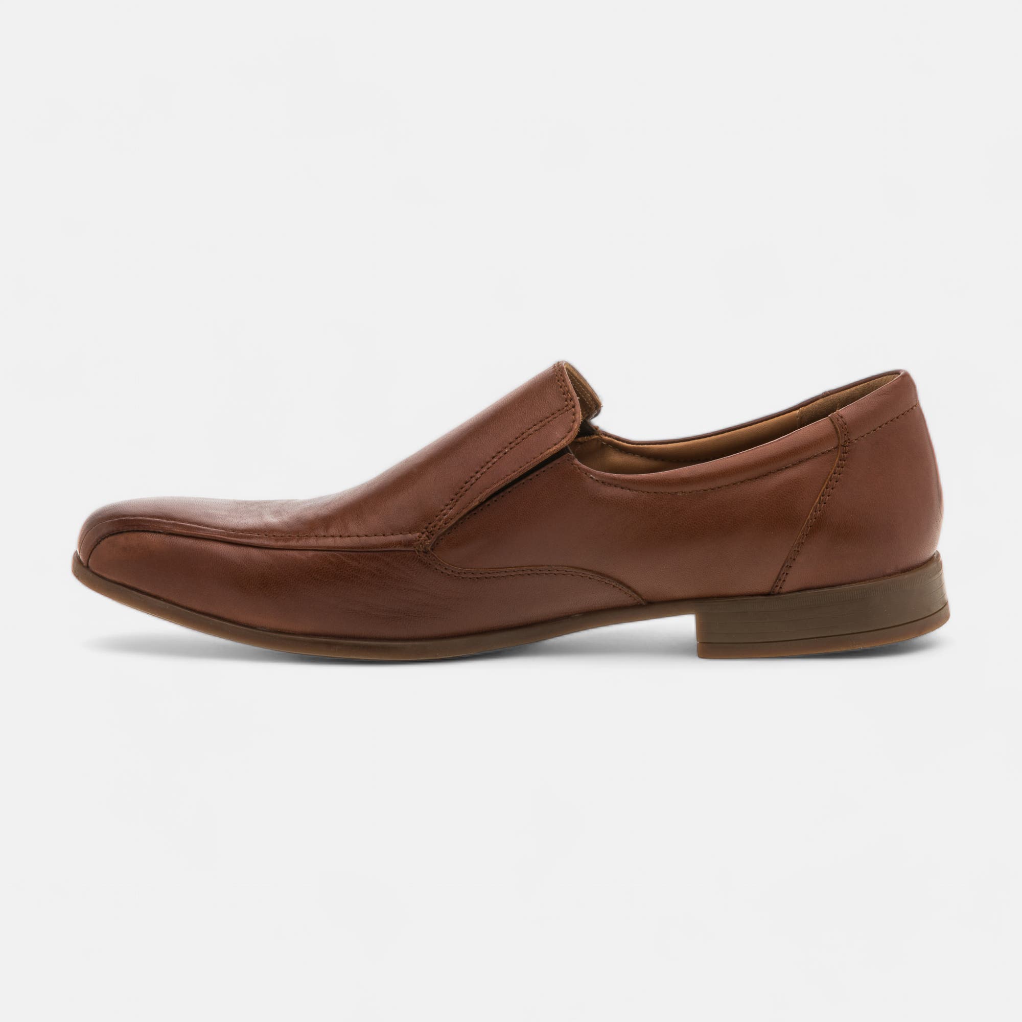Mocassins Homme en cuir cognac