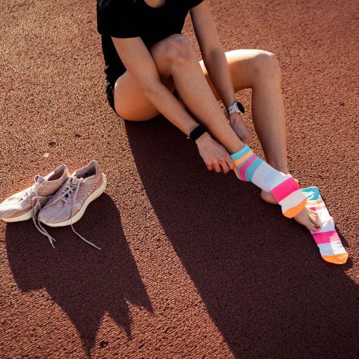 Incylence Unisex Strømper ULTRALIGHT TRACKS Socks Hvid