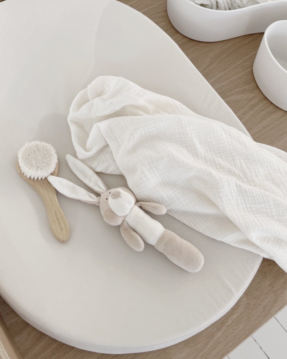 Oval Stellematte med trekk – 70×50 – Øk. Bomull