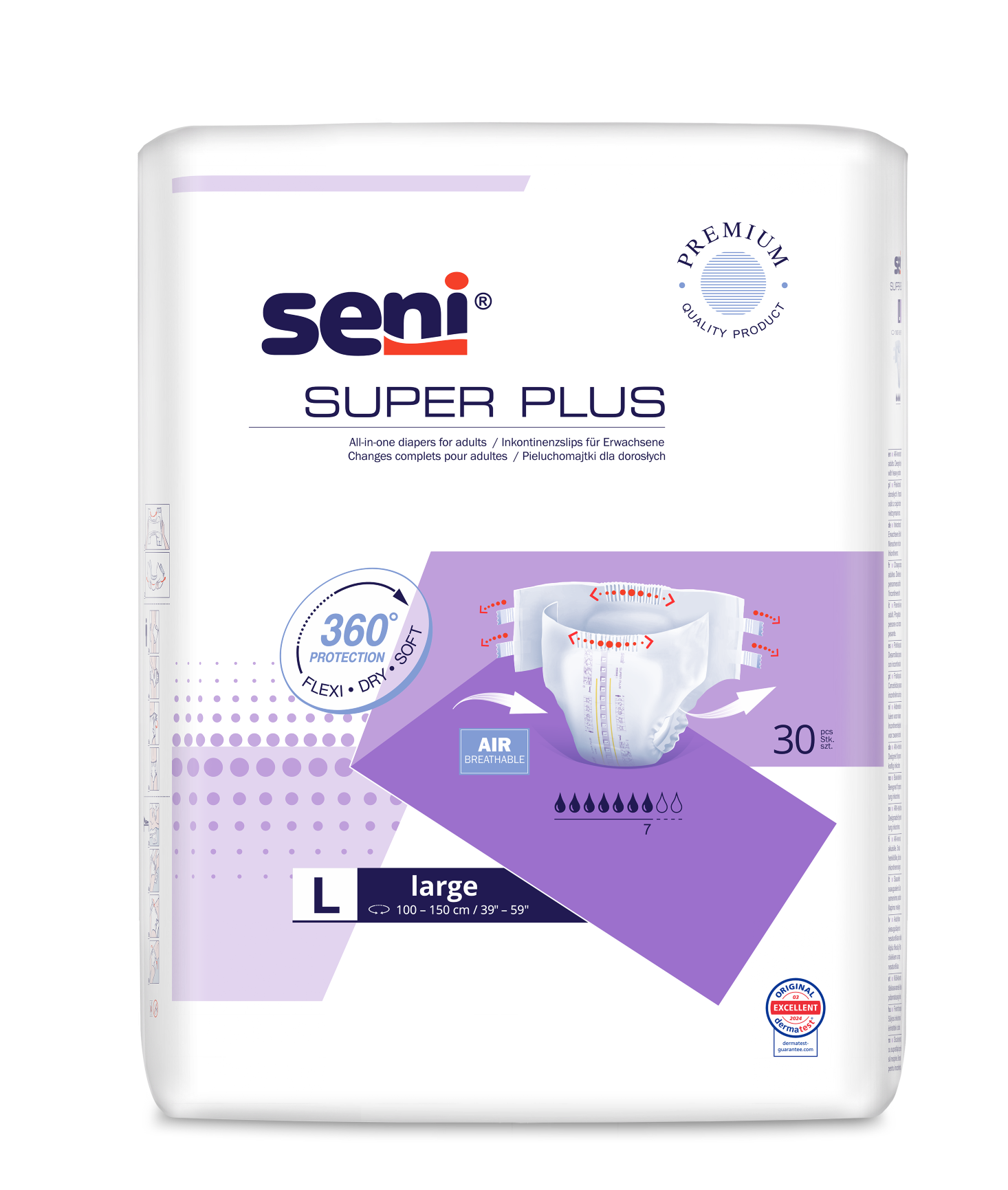 Seni Super Plus<br>30 Stück, Beutel, L