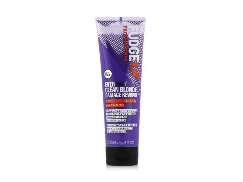 Fudge Everyday Clean Blonde Damage Rewind Violet-Toning Shampoo 250 ml