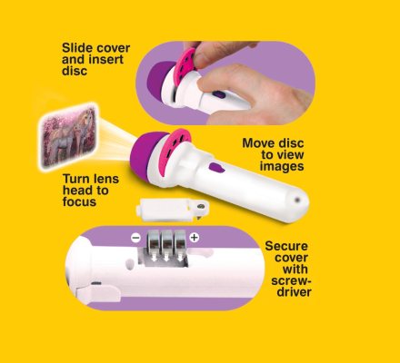 Fairy & Unicorn Torch And Projector