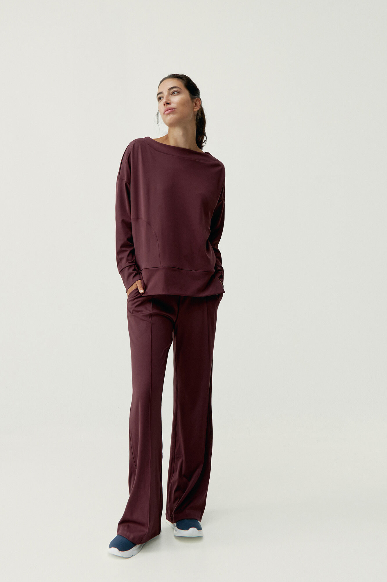Moletom Malik Dark Cherry