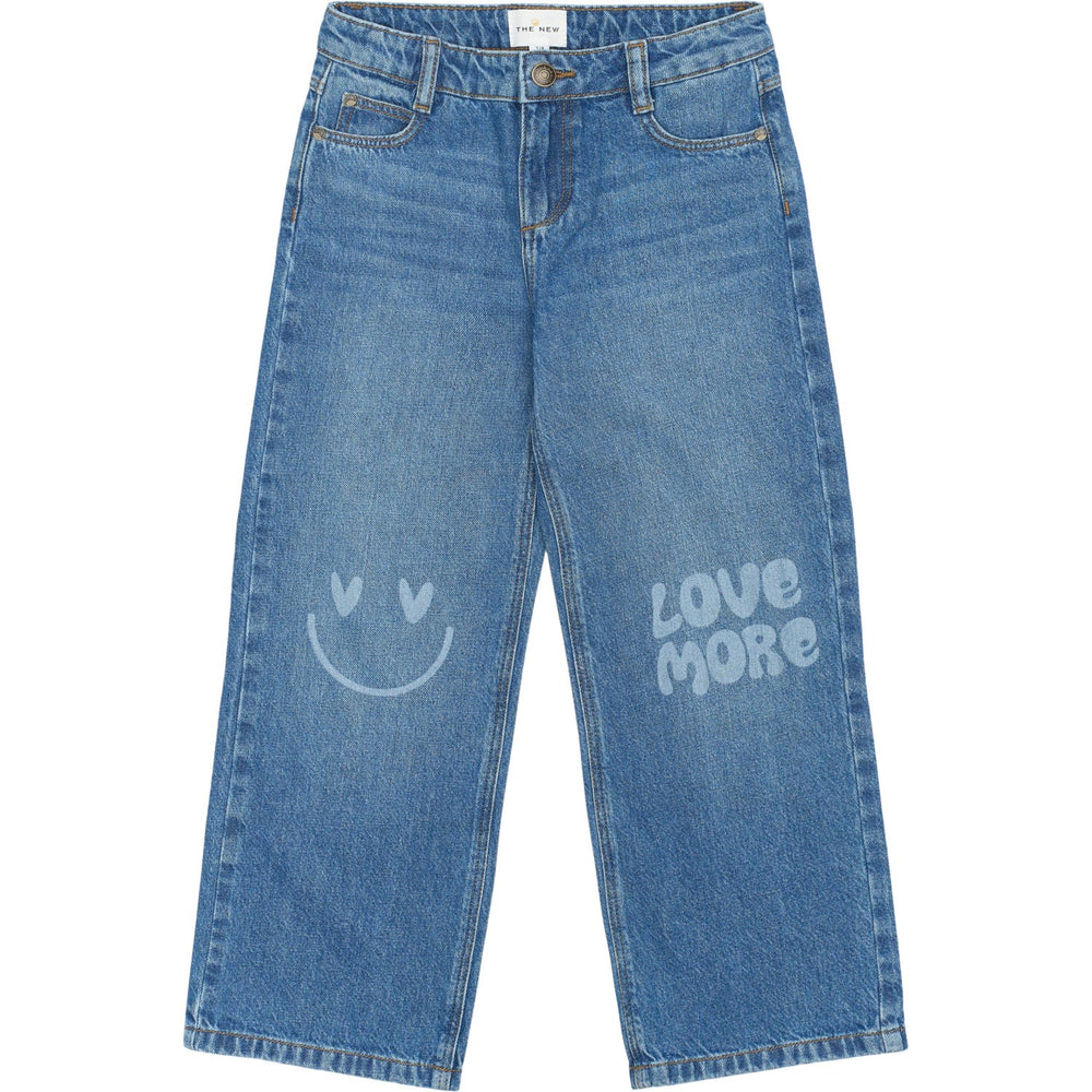 Køb The New Medium Blue Denim TNPurity Wide Jeans
