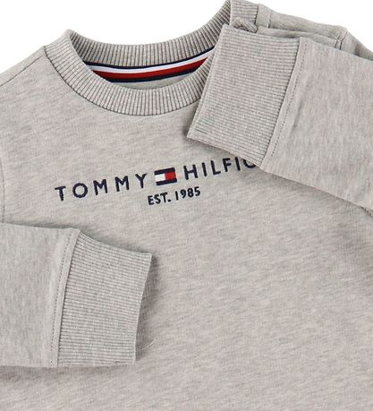 Tommy Hilfiger Sweatshirt - Essential - Organic - Graumeliert