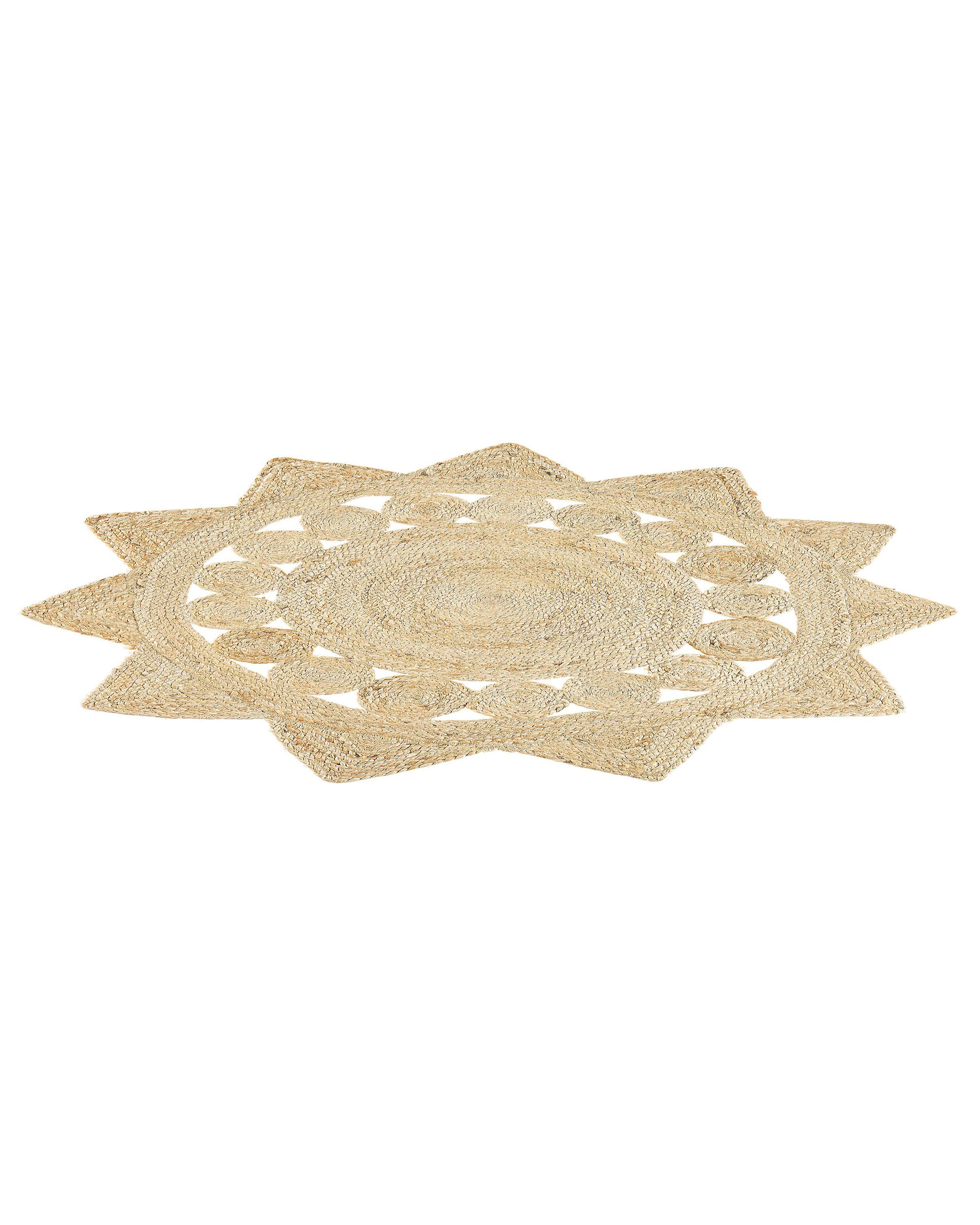 Vloerkleed ARABAN Beige ø 120 cm Jute