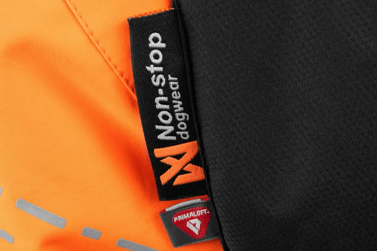 Non-stop Dogwear Glacier Dog Jacket 2.0 - Small Sizes Black/Orange