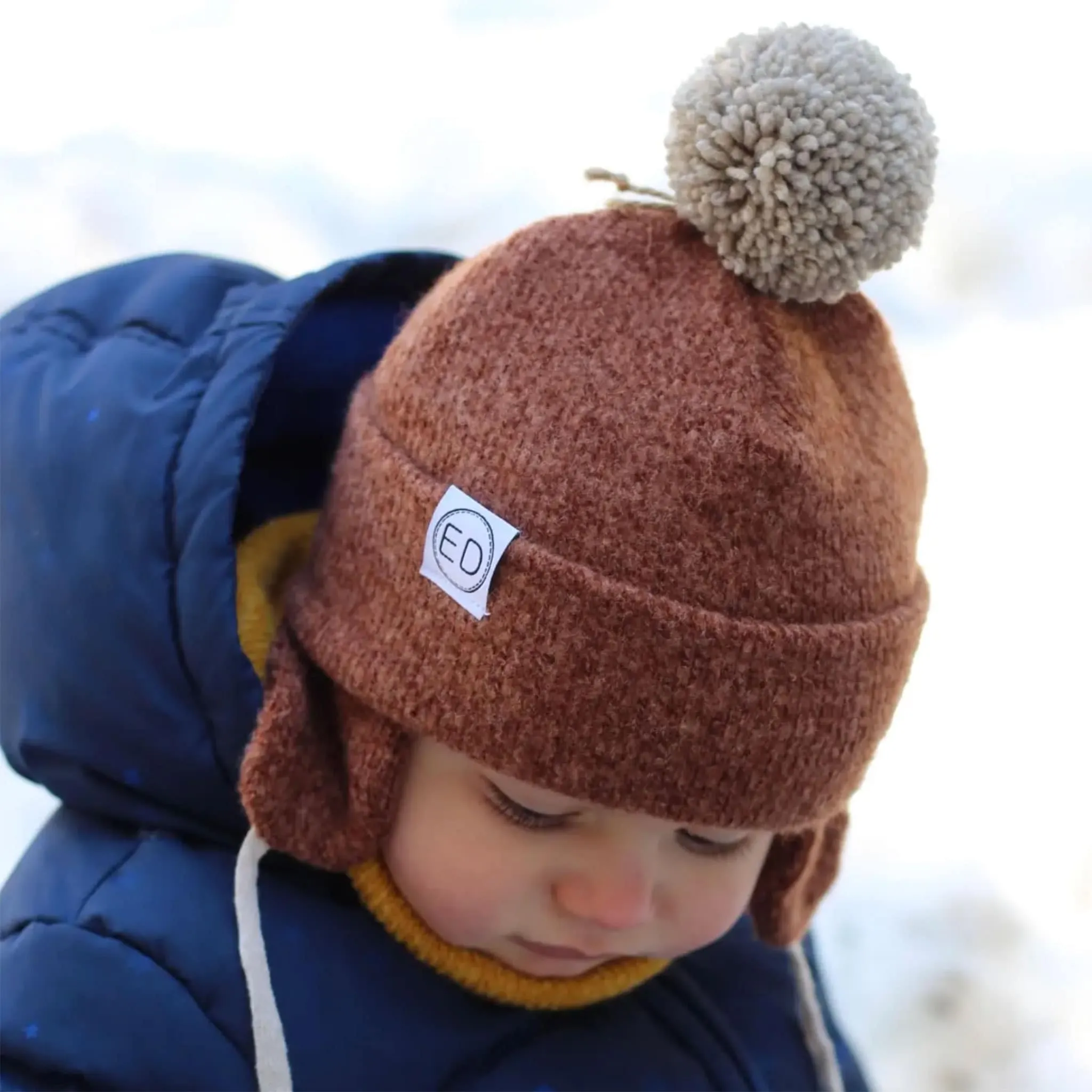 EDdesign Tuque Pompon 6-24mois