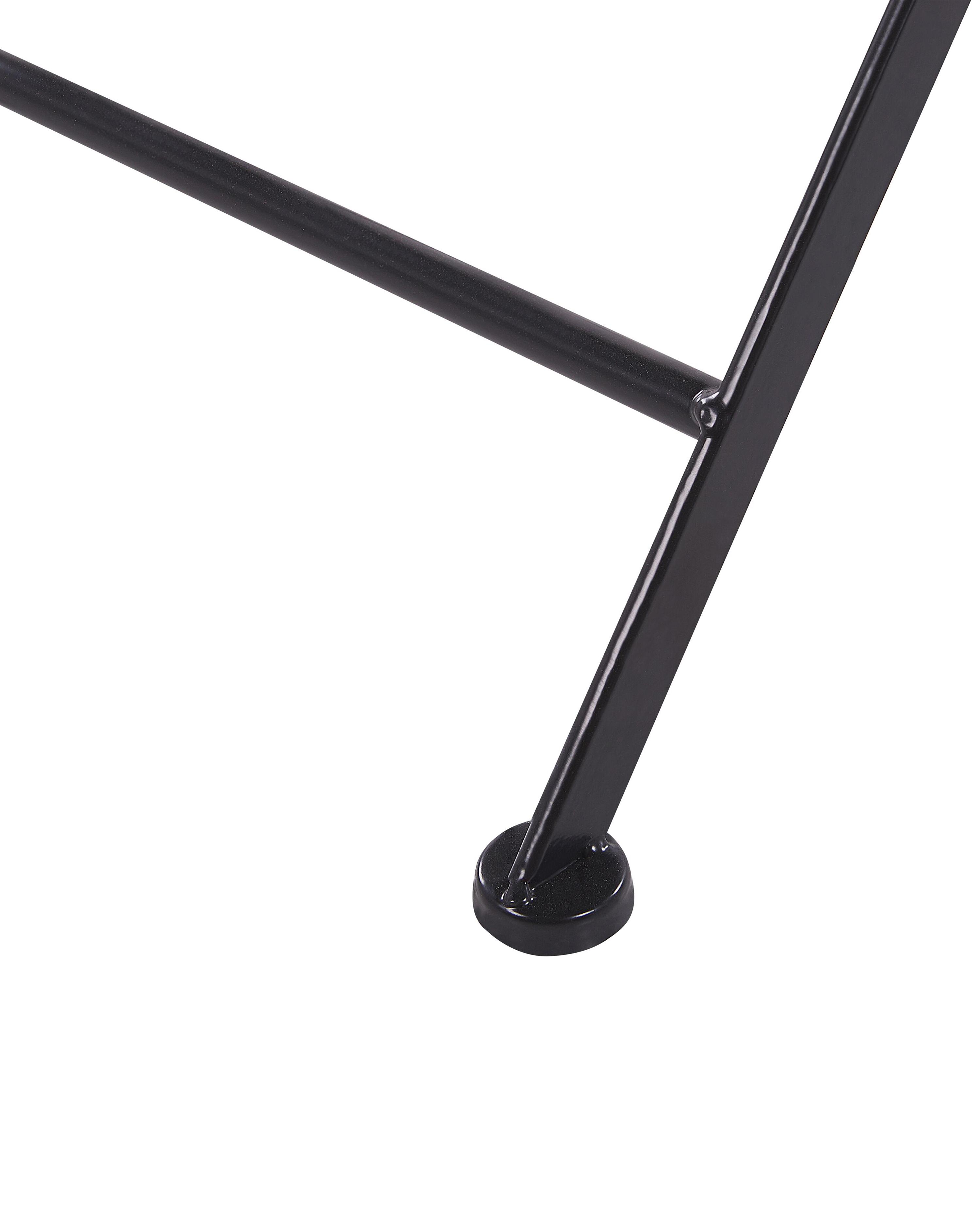 Set van 2 tuinstoelen CARIATI Metaal Zwart