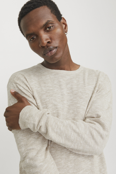 Jack & Jones beige heren trui